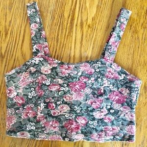 Floral crop top